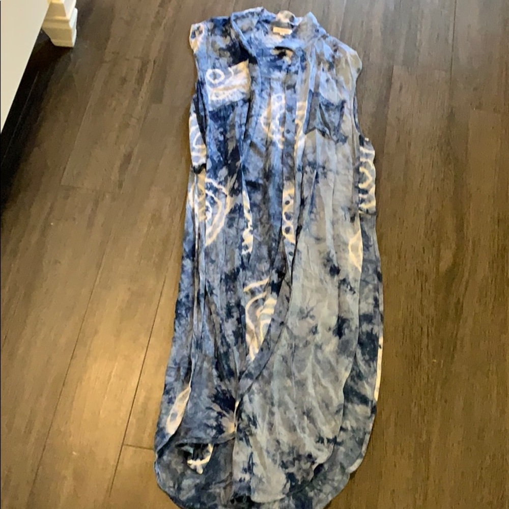 Tie-dye duster